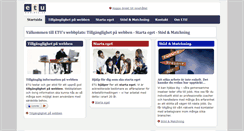 Desktop Screenshot of etu.se
