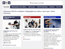 Tablet Screenshot of etu.se