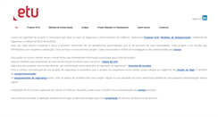 Desktop Screenshot of etu.pt